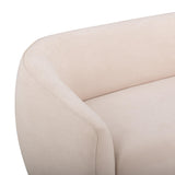 TOV Jordan Blush Pink Textured Velvet Loveseat