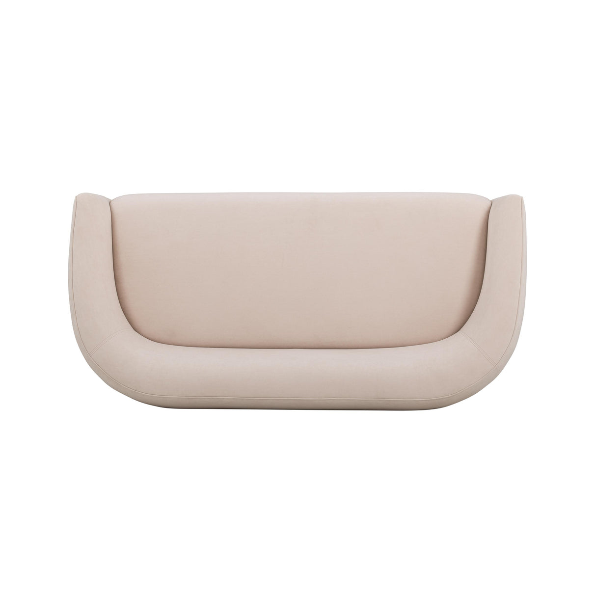 TOV Jordan Blush Pink Textured Velvet Loveseat