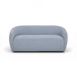 TOV Jordan Baby Blue Textured Velvet Loveseat