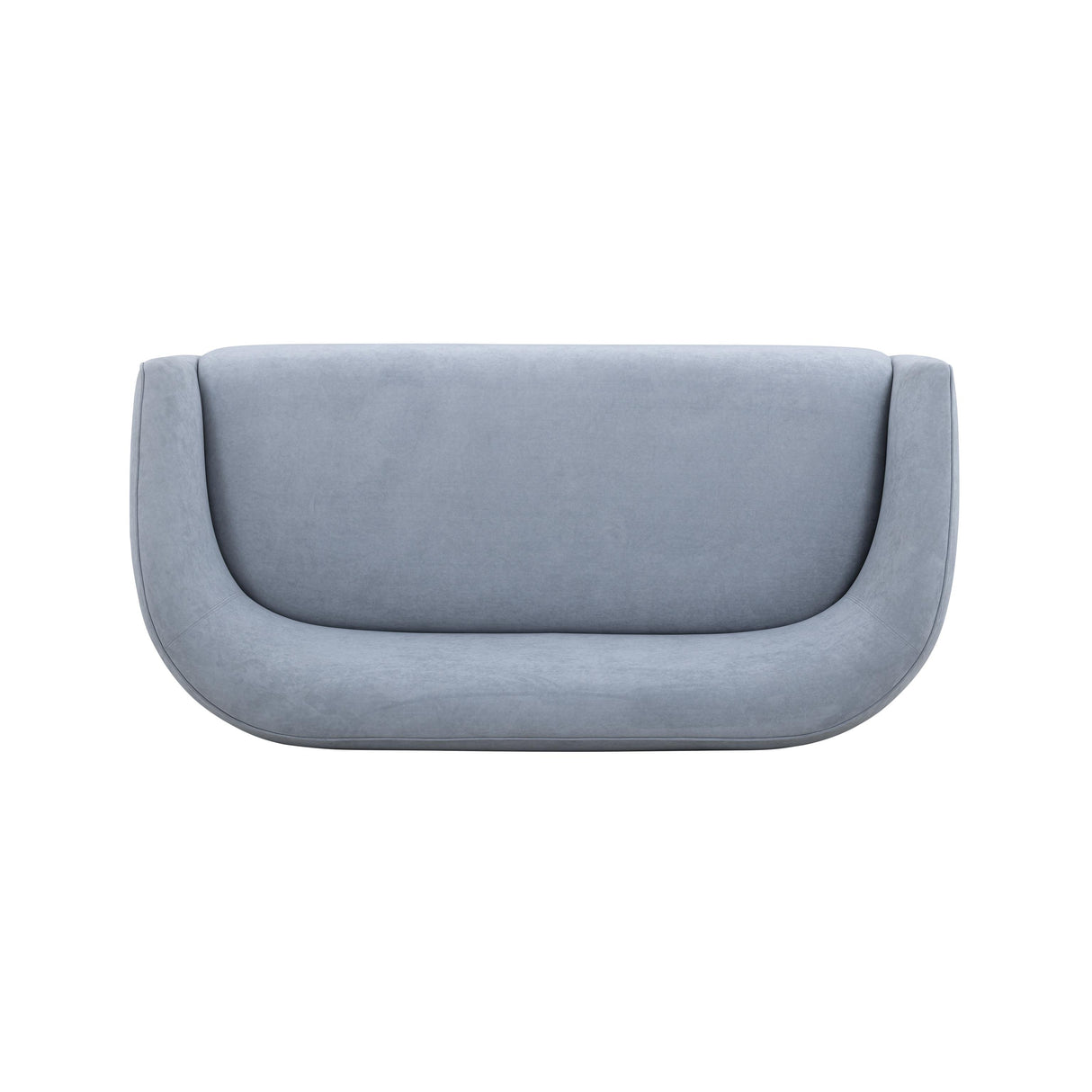 TOV Jordan Baby Blue Textured Velvet Loveseat