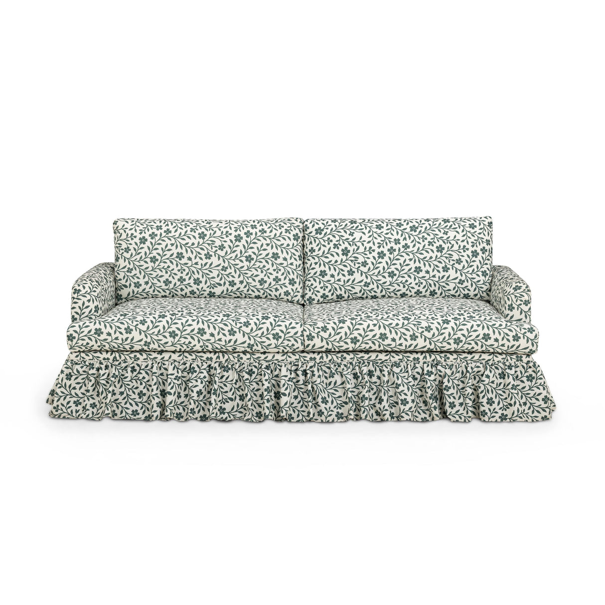TOV Gertrude Floral Linen Weave Sofa
