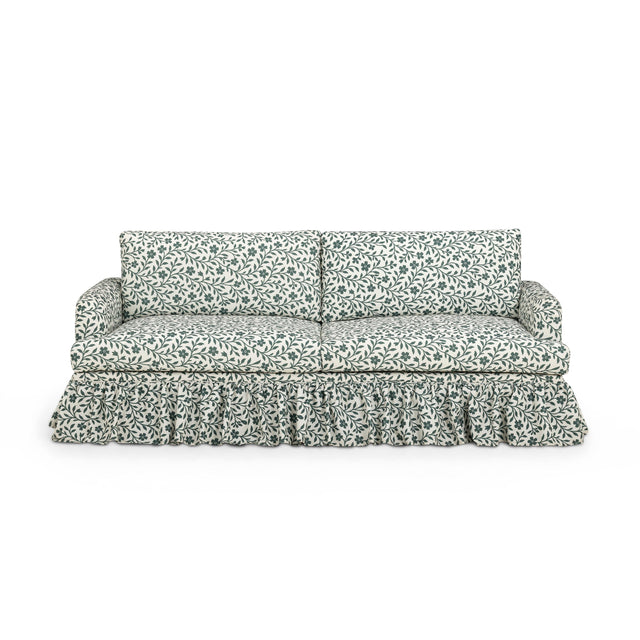TOV Gertrude Floral Linen Weave Sofa