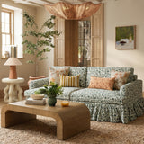 TOV Gertrude Floral Linen Weave Sofa