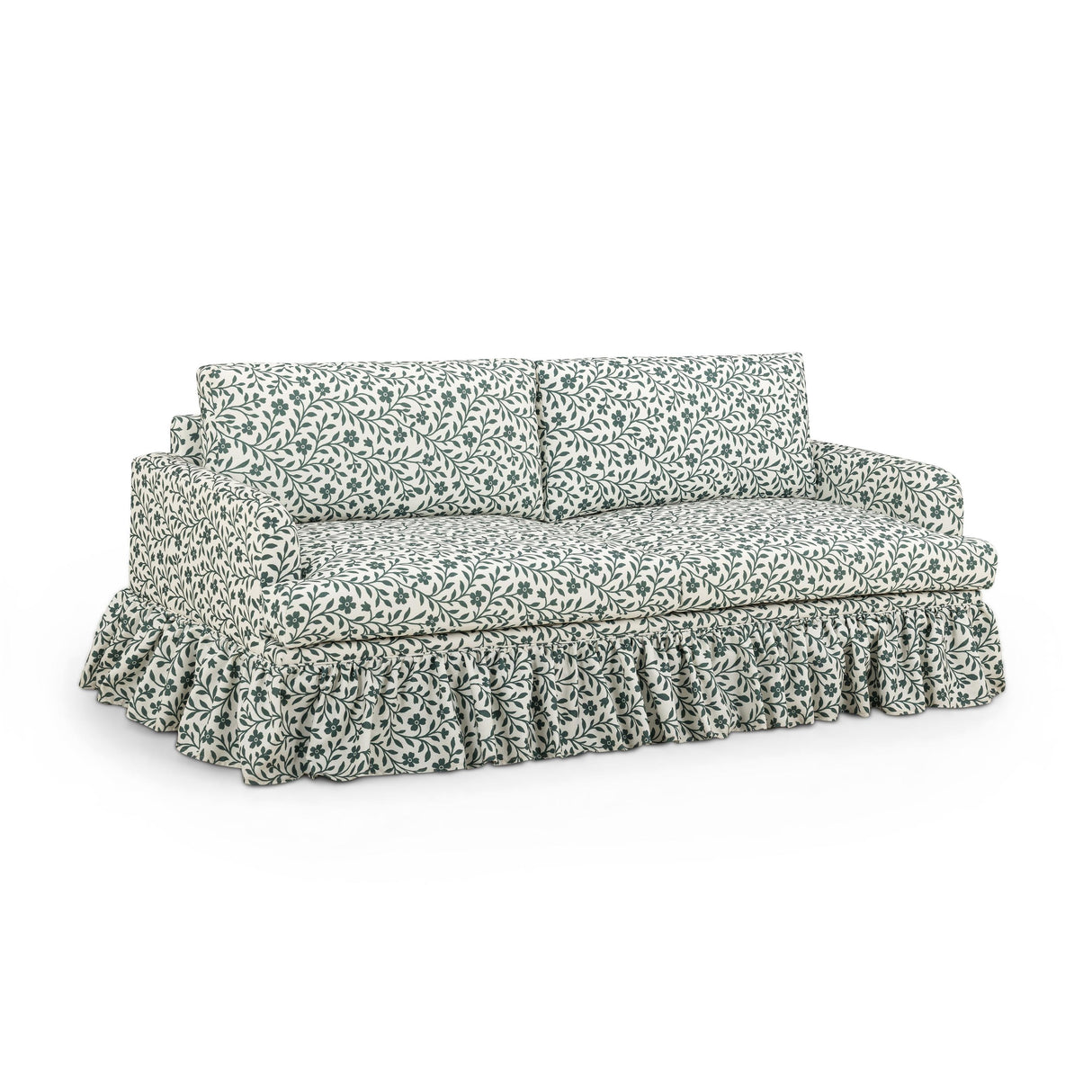 TOV Gertrude Floral Linen Weave Sofa