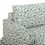 TOV Gertrude Floral Linen Weave Sofa