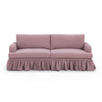 TOV Gertrude Mauve Upcycled Fabric Sofa