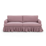 TOV Gertrude Mauve Upcycled Fabric Sofa