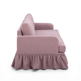 TOV Gertrude Mauve Upcycled Fabric Sofa