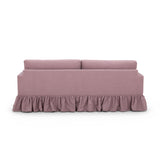 TOV Gertrude Mauve Upcycled Fabric Sofa