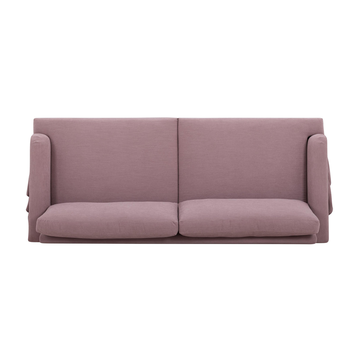 TOV Gertrude Mauve Upcycled Fabric Sofa