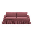 TOV Gertrude Plum Upcycled Fabric Sofa