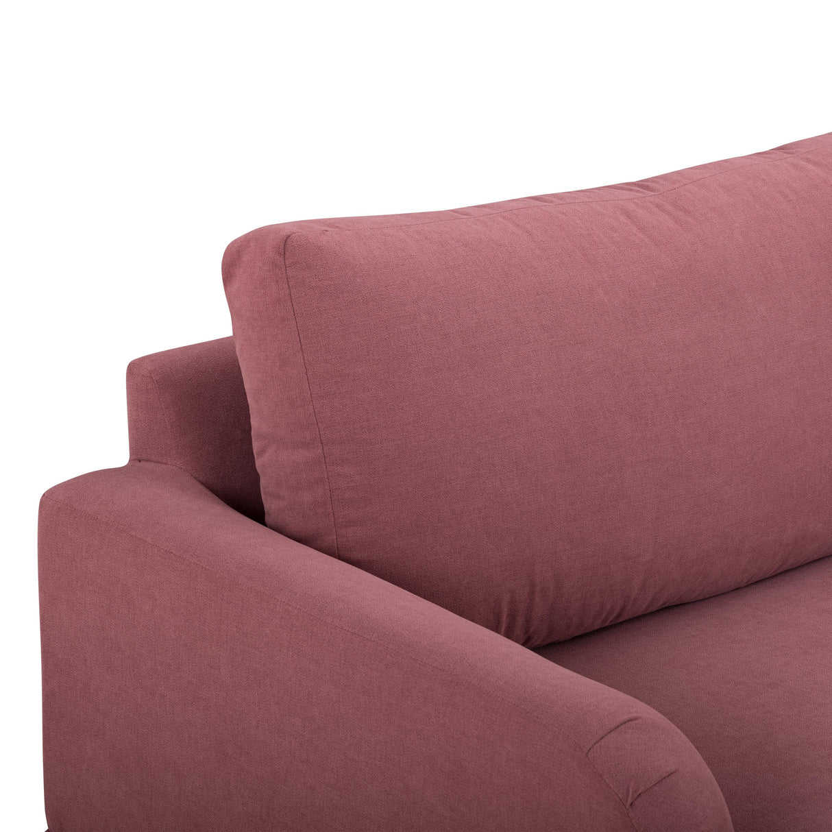 TOV Gertrude Plum Upcycled Fabric Sofa