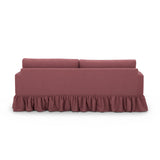 TOV Gertrude Plum Upcycled Fabric Sofa