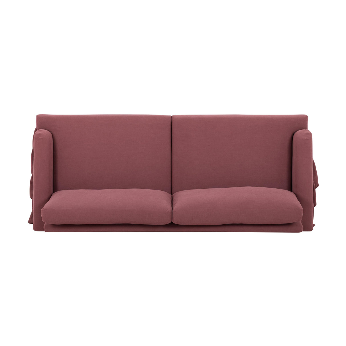 TOV Gertrude Plum Upcycled Fabric Sofa