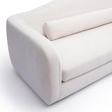 TOV Camille Cream Performance Linen Chenille Sofa