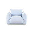 TOV Saint Tropez Light Blue Performance Petite Boucle Outdoor Armchair