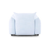 TOV Saint Tropez Light Blue Performance Petite Boucle Outdoor Armchair