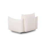 TOV Saint Tropez Cream Performance Petite Boucle Outdoor Armchair