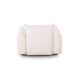 TOV Saint Tropez Cream Performance Petite Boucle Outdoor Armchair