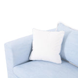 TOV Salty Light Blue Performance Petite Boucle Outdoor Sofa