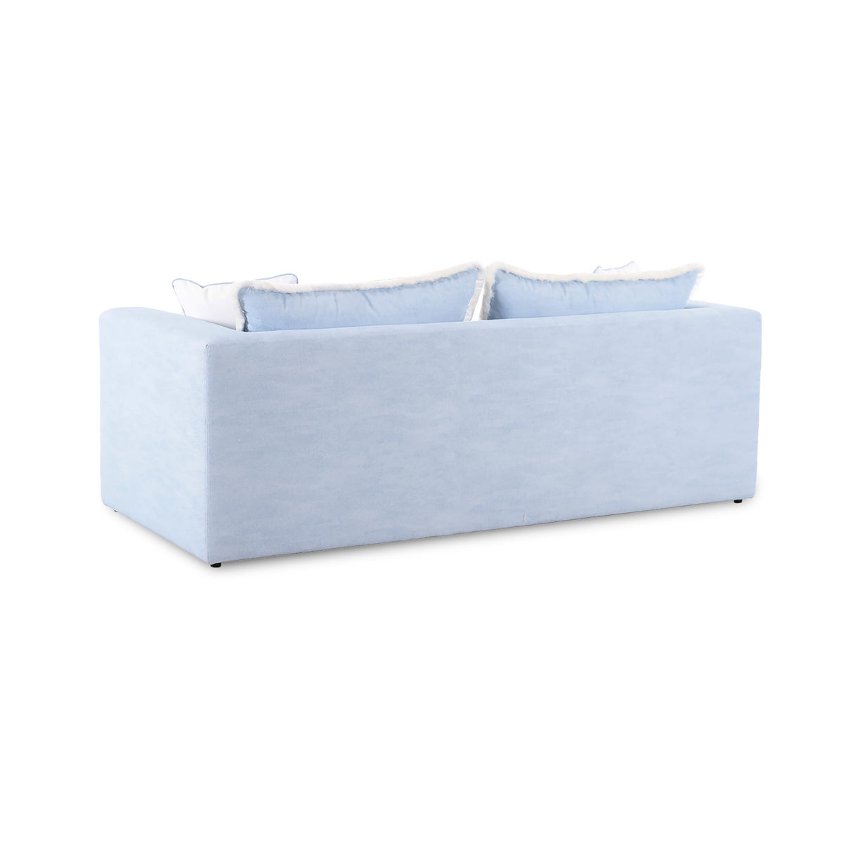 TOV Salty Light Blue Performance Petite Boucle Outdoor Sofa