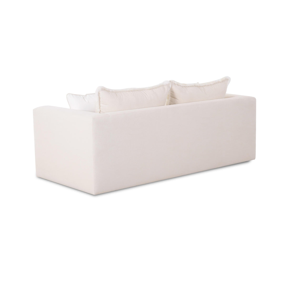 TOV Salty Cream Performance Petite Boucle Outdoor Sofa