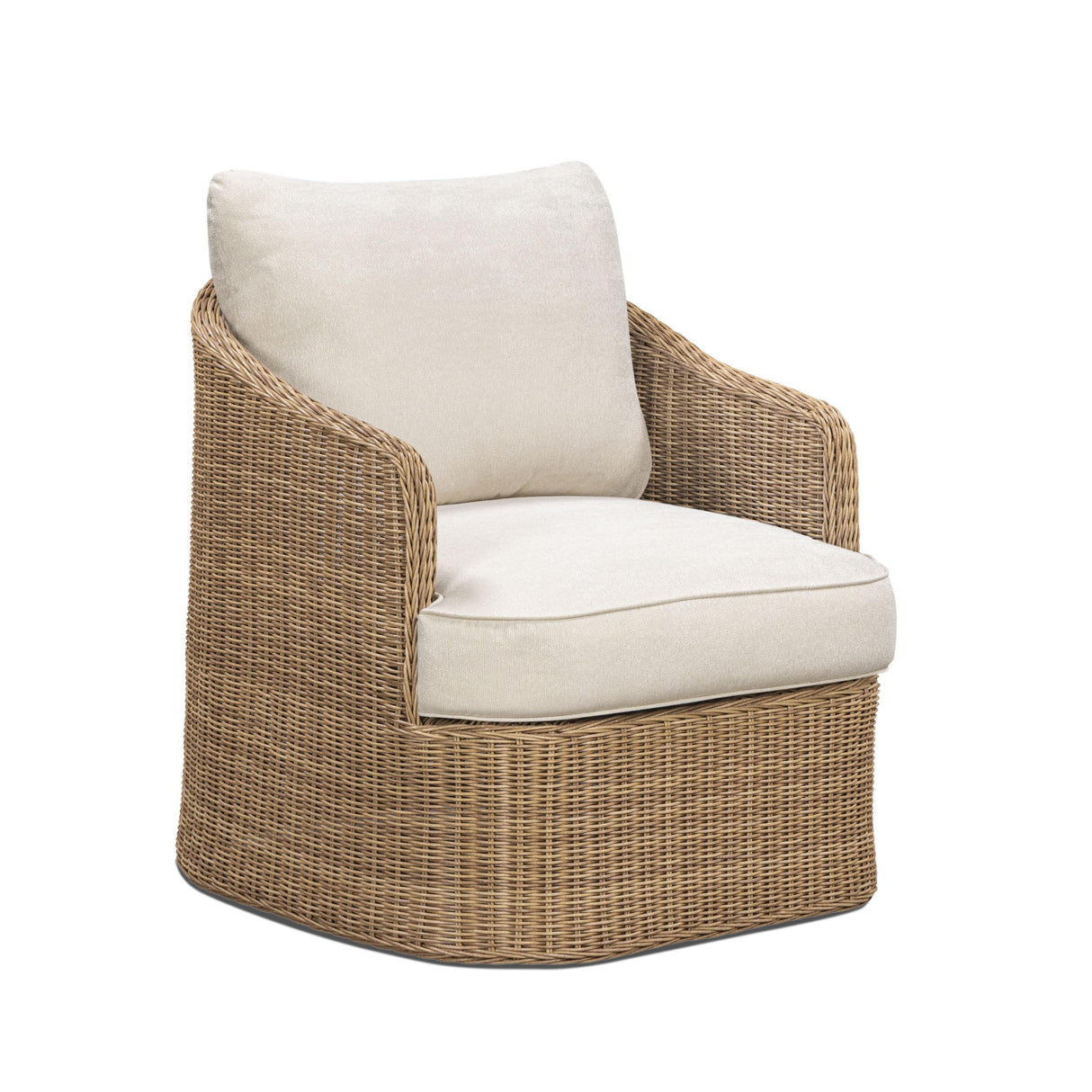 TOV Axel Cream Boucle Outdoor Accent Chair