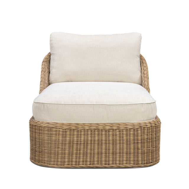 TOV Axel Cream Boucle Outdoor Lounge Chair