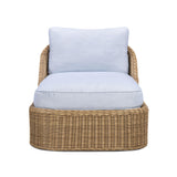 TOV Axel Blue Boucle Outdoor Lounge Chair