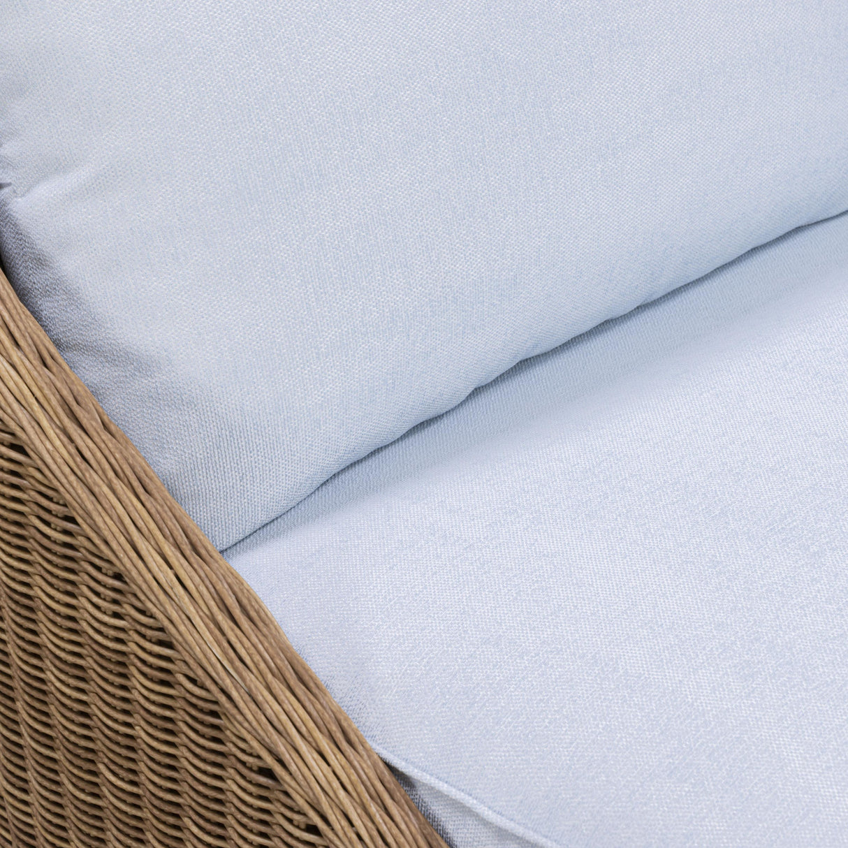 TOV Axel Blue Boucle Outdoor Lounge Chair