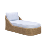 TOV Axel Blue Boucle Outdoor Lounge Chair