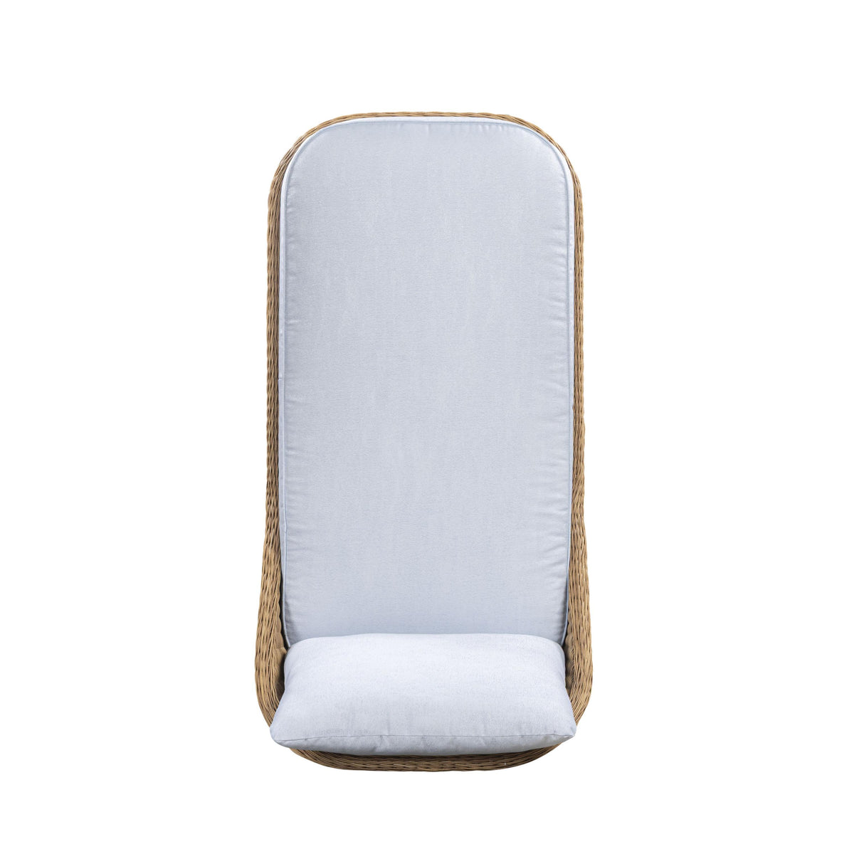 TOV Axel Blue Boucle Outdoor Lounge Chair