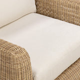 TOV Dana Cream Outdoor Accent Chair