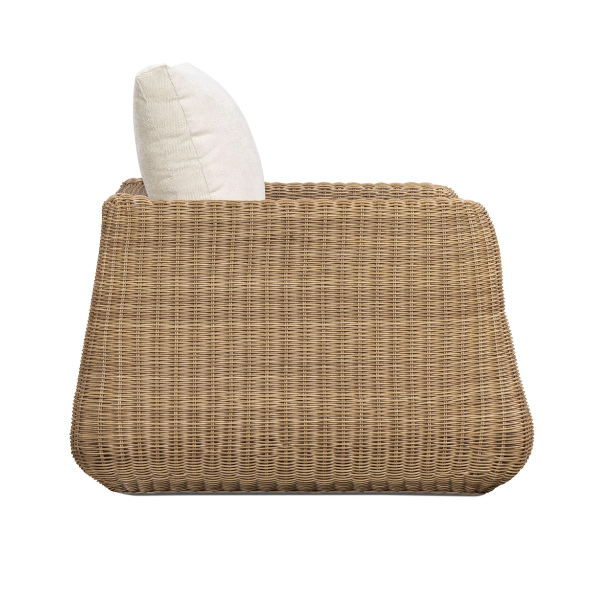 TOV Dana Cream Outdoor Accent Chair