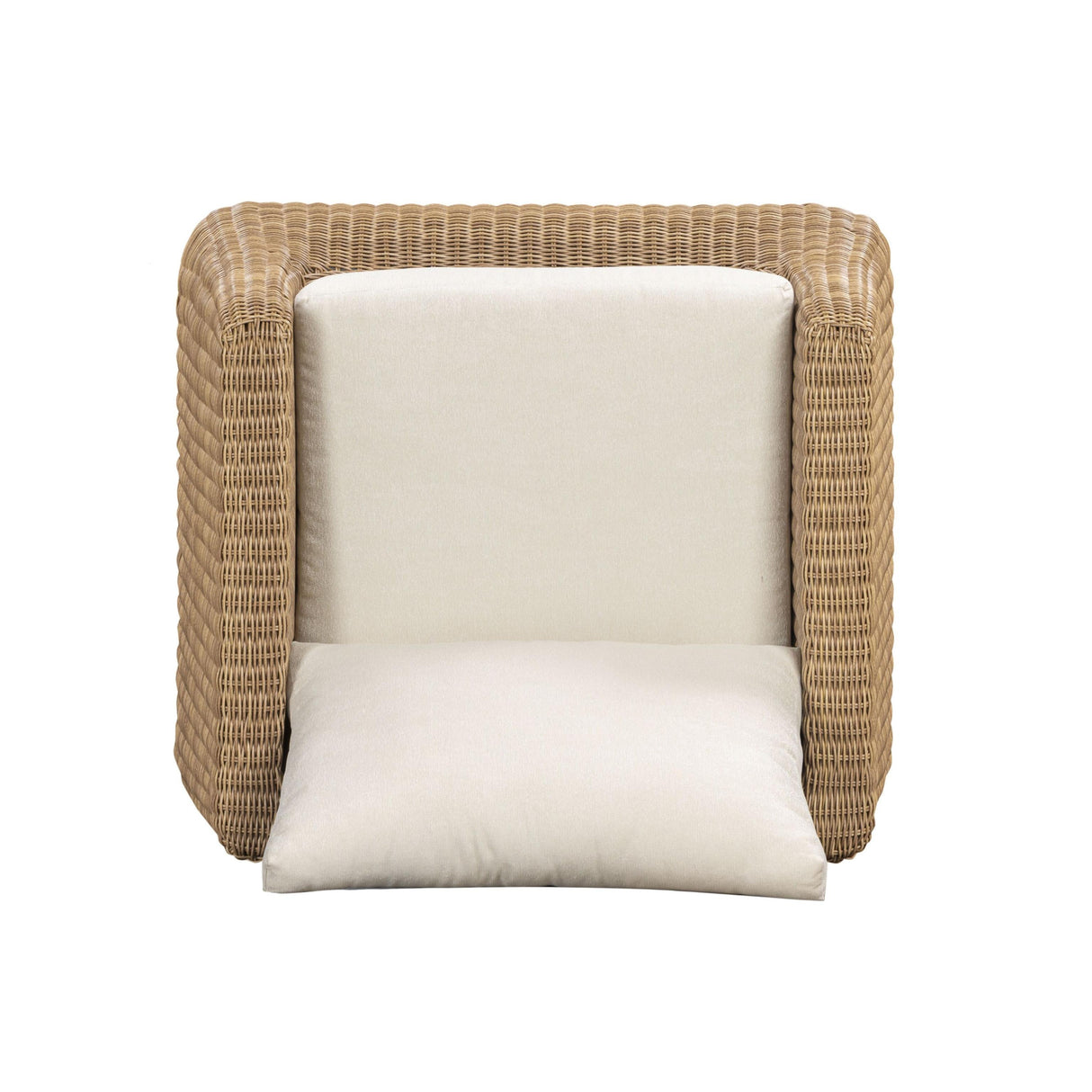 TOV Dana Cream Outdoor Accent Chair