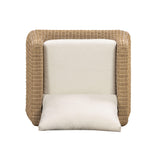 TOV Dana Cream Outdoor Accent Chair