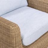TOV Dana Light Blue Outdoor Accent Chair