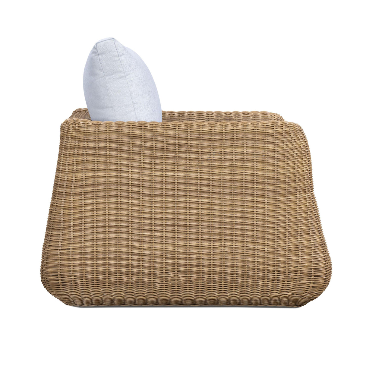 TOV Dana Light Blue Outdoor Accent Chair