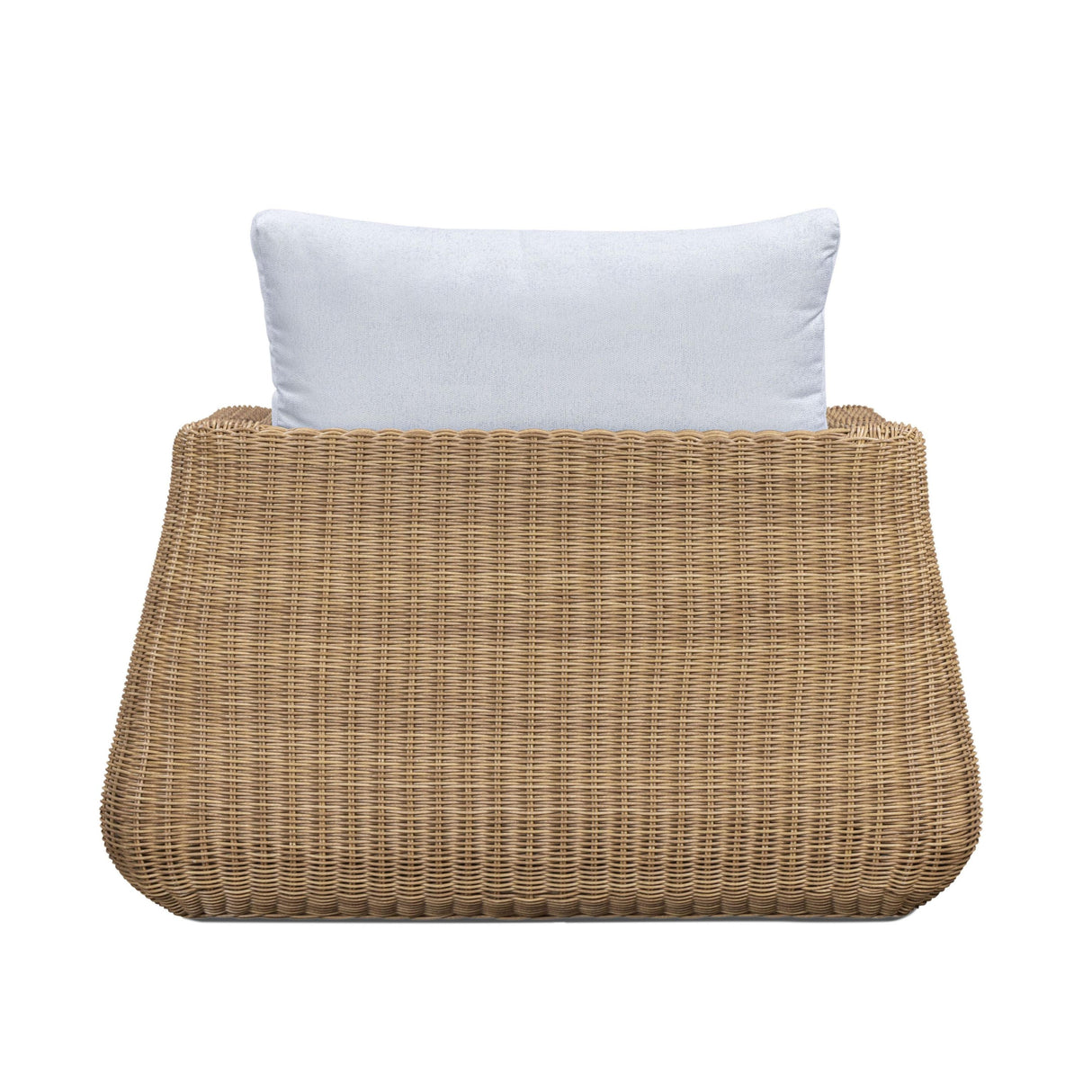 TOV Dana Light Blue Outdoor Accent Chair