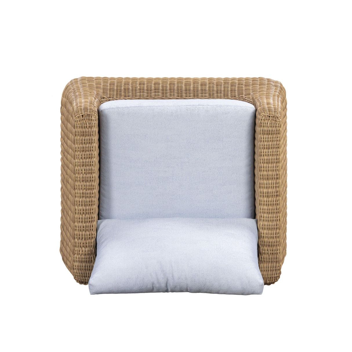 TOV Dana Light Blue Outdoor Accent Chair