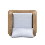 TOV Dana Light Blue Outdoor Accent Chair