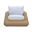 TOV Dana Light Blue Outdoor Accent Chair