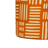 TOV Lucy Rust Orange Tribal Print Mushroom Stool