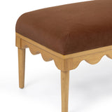 TOV Oodle Bronze Vegan Mohair Bench