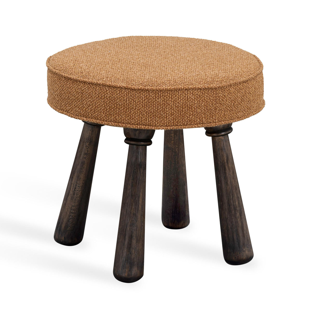 TOV Pookie Golden Brown Boucle Stool