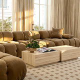 TOV Romy in Faux Wood Coffee Table