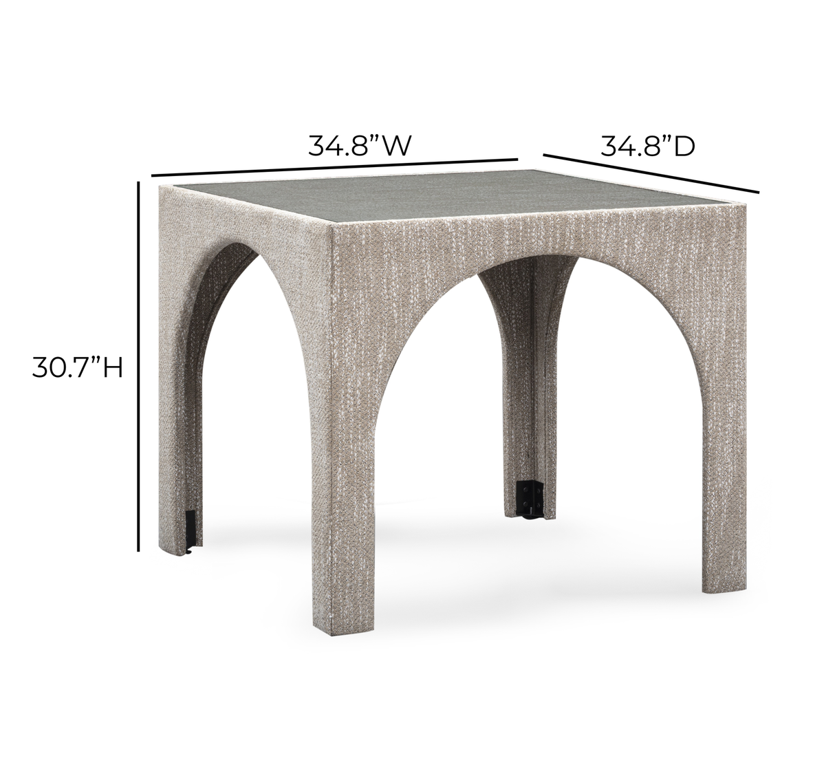 TOV Tomlin Beige Game Table