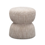TOV Tomlin Beige Gaming Ruched Ottoman