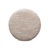 TOV Tomlin Beige Gaming Ruched Ottoman