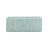 TOV Earl Light Blue Capiz Shell Coffee Table